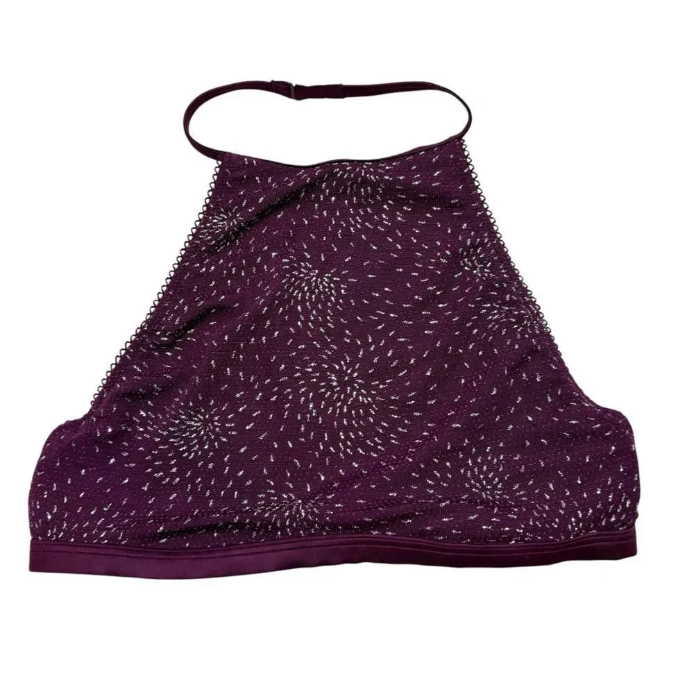 Brand new with Tags Victoria’s Secret Kit Shine Silver and Purple Bralette Small